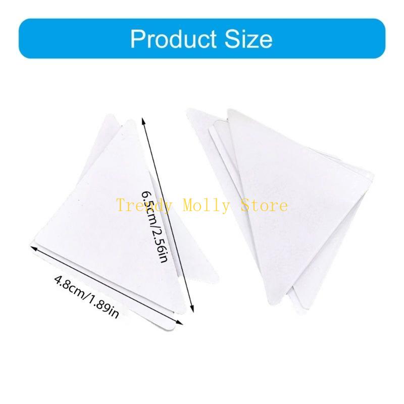N5KB 30PCS Collier Shaper Sticker pour chemise Adhésif Collier Stand Sticker Fixation Pad