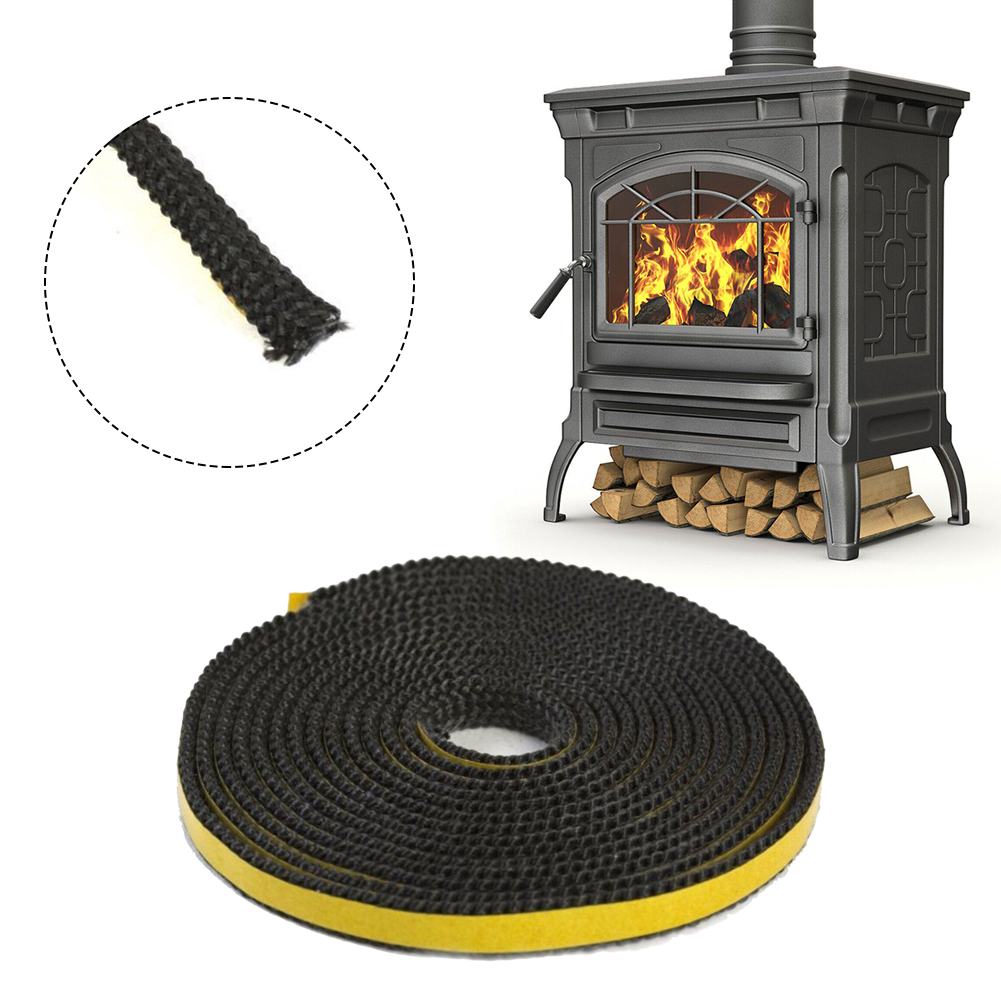 4M Kamin Flache Öfen Seil Fiberglas Kamin Tür Dichtung Schnur Ersatz Dichtung Band Dichtung Seil Ersatz