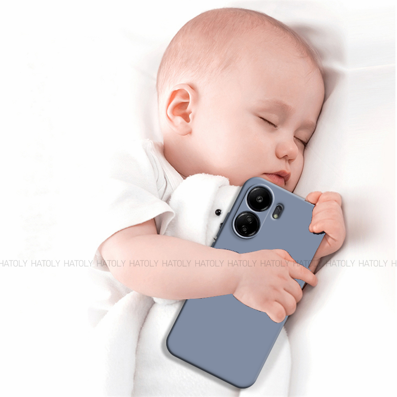 Para Xiaomi Redmi 13C funda de lujo Original TPU a prueba de golpes silicona líquida funda protectora trasera de teléfono para Xiaomi Redmi 13C