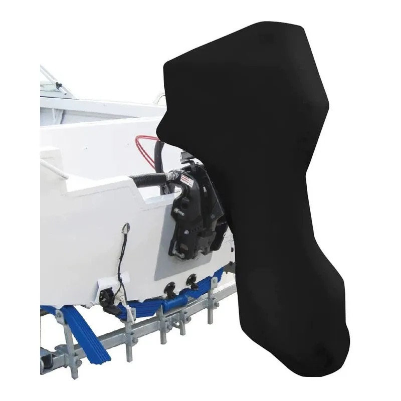 210D 6-225HP cubierta impermeable para Motor de barco UV Oxford yate cubierta completa a prueba de polvo Protector de Motor marino