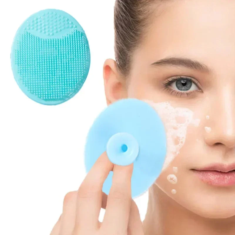 3 cepillos faciales de silicona suave, limpiador y masajeador, cepillo de limpieza Facial Manual, exfoliante, depurador Facial de silicona para mujeres y hombres