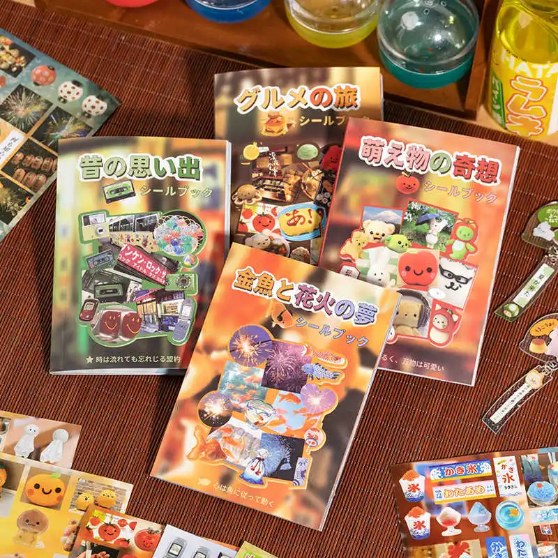 20 หน้าฟังหน่วยความจํา Series ตัดฟิล์มสติกเกอร์หนังสือ Y2K สติกเกอร์สมุดบันทึกคู่มือ Scrapbooking Kawaii สติกเกอร์ตกแต่งของขวัญ