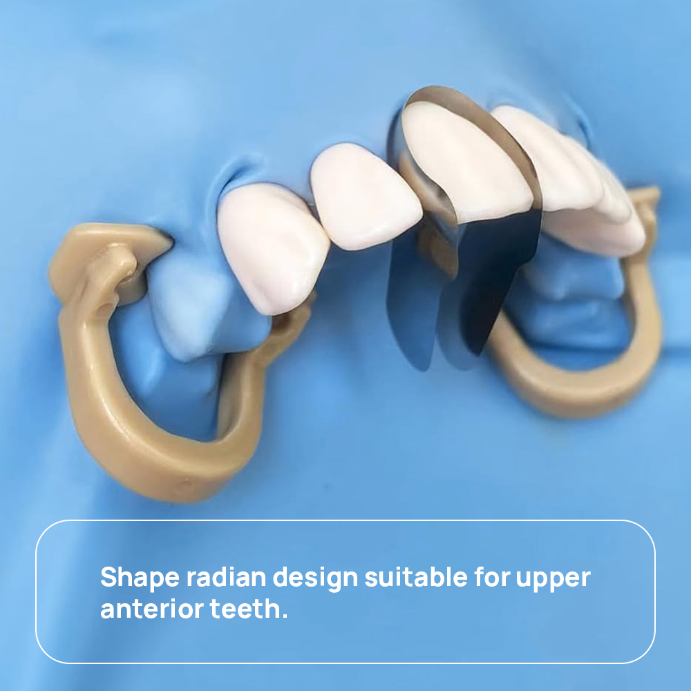 30 ชิ้น Dental Matrix Contoured Anterior โลหะ Matrix Bands Sectional Matrix ระบบเมทริกซ์ทันตกรรมวัสดุ