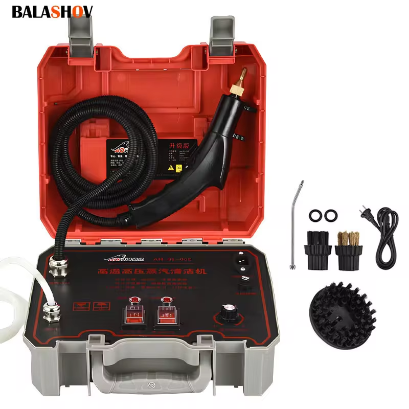 Limpiador a vapor de alta temperatura y presión, Campana Extractora de cocina, máquina de limpieza inteligente de 4bar, pulso de alta presión, 110V /220V