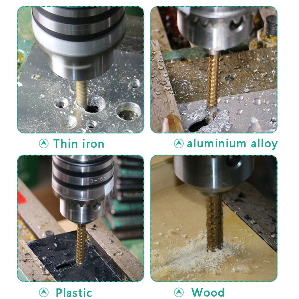 HSS woodwork saw drill electric drill hole opening tool set hole drilling bit serrated drill board hole expand and groove pull