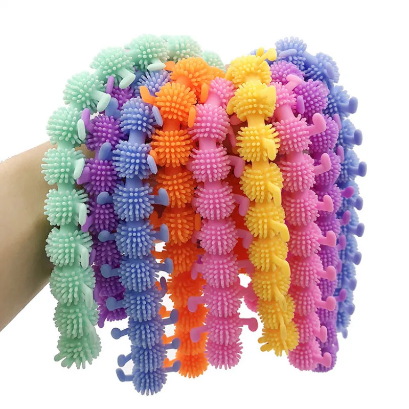 น่ารักCaterpillar Unicornสัตว์Squishyเด็กSensory Fidget Decompressionของเล่นเด็กผู้ใหญ่ออทิสติกความเครียดบรรเทาของขวัญ