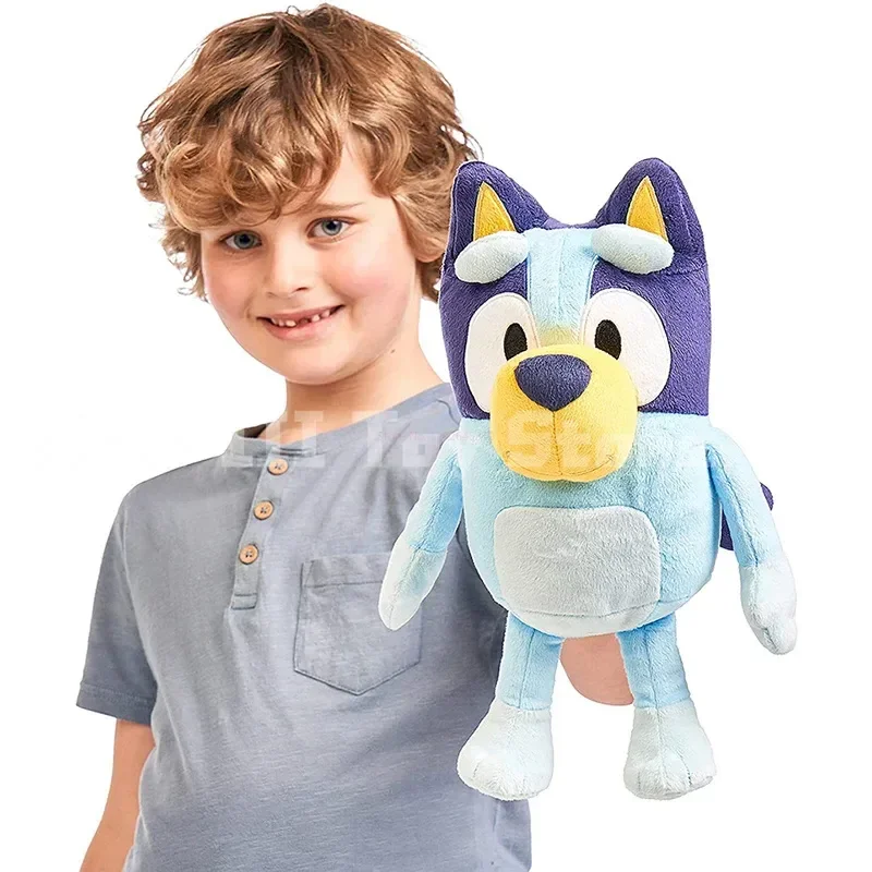 อะนิเมะ Bluey Talking Plush ครอบครัวสุนัขบิงโกเพลงรูปของเล่นตุ๊กตา Kawaii ตุ๊กตาสัตว์ของเล่นเด็กวันหยุดของขวัญ
