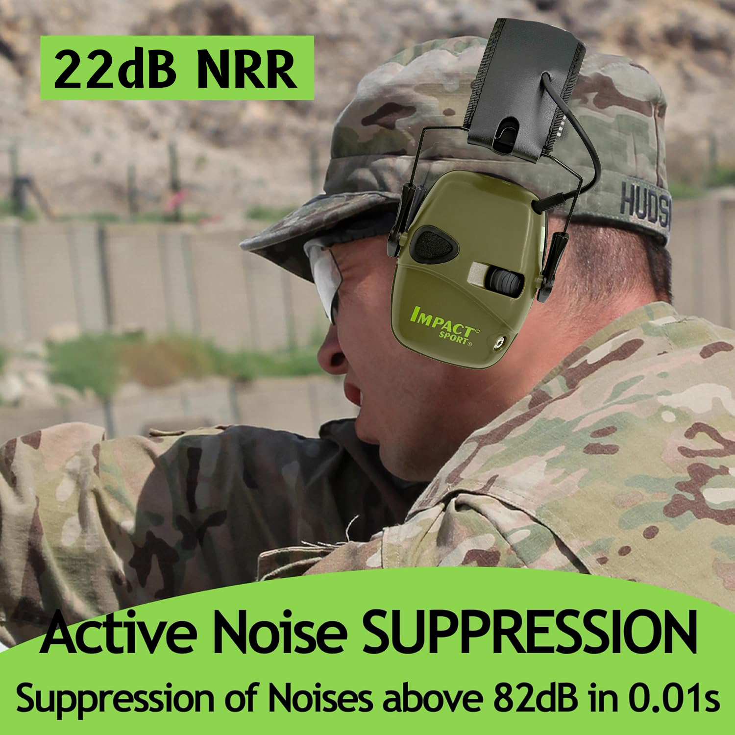 Taktische Schießen Ohrenschützer Elektronische Schallverstärkung Anti-Lärm Gehörschutz Headset für Outdoor-Sportarten
