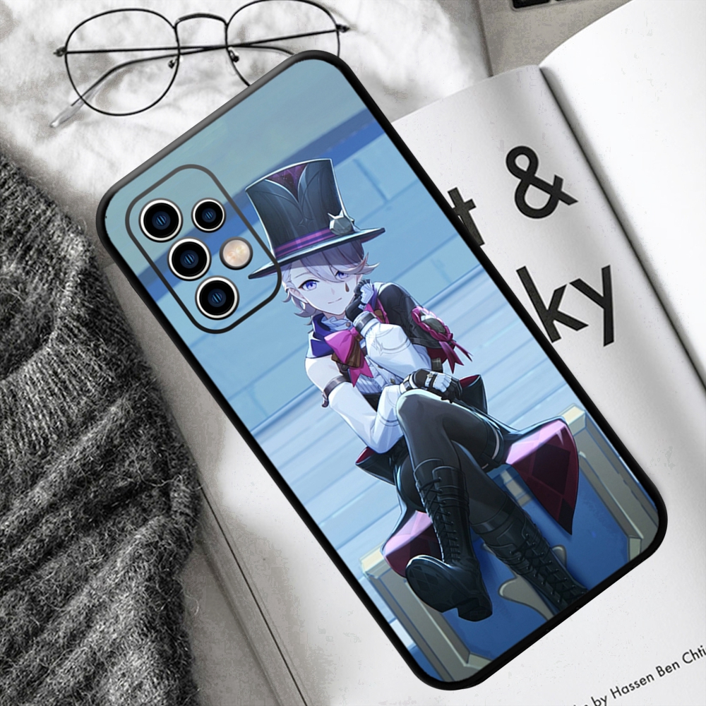 サムスンのためのlyney geninth Impact Case、Parisの素晴らしいマジシャンフォンケース、Galaxy a54、53、52、51、f52、a71、Note 20、Ultra、s23、m30、m21