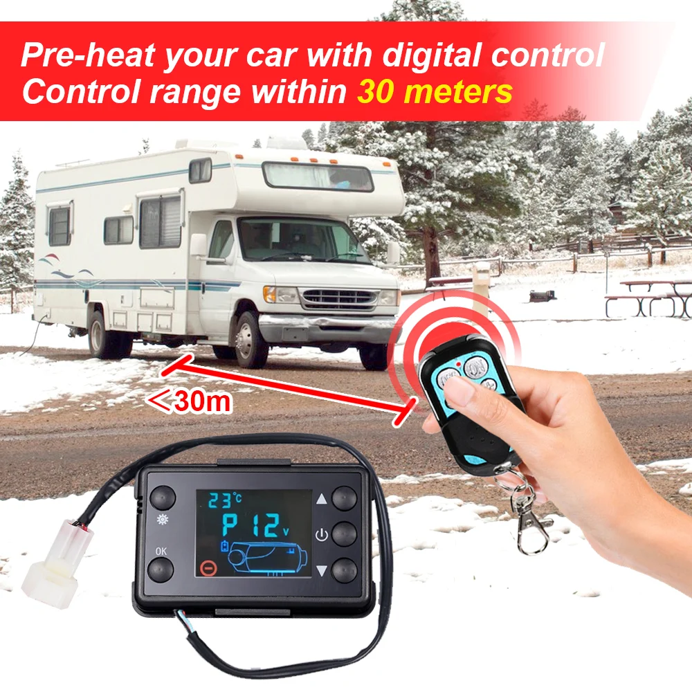 Air Diesel Heater LCD Display Switch Control Controller Board Motherboard Mainboard Remote 12V For Eberspacher Webasto Diesels