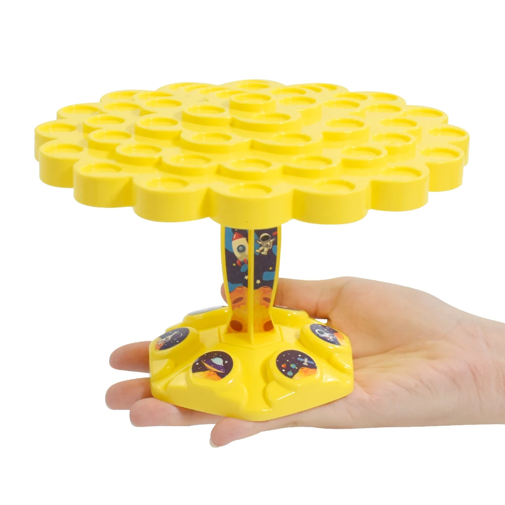 นักบินอวกาศ Balance Tree เกม Balancing Board เกมปฏิสัมพันธ์ระหว่างพ่อแม่และลูก Tabletop Balance เกมของเล่นปริศนาอวกาศของเล่นของขวัญ