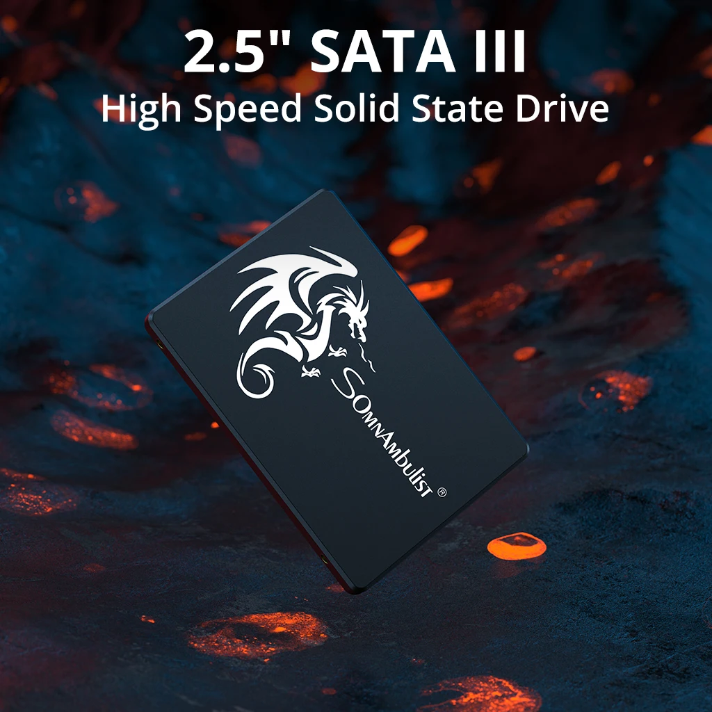 SomnAmbulist SSD 120GB 240GB 480GB 960GB Unidad de estado sólido interna Sata3 2,5 128GB 256GB 512GB 1TB 2TB SSD para PC portátil