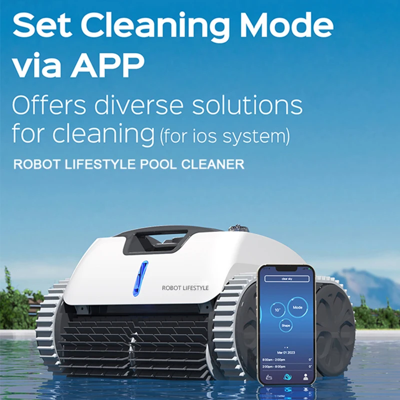 Limpiador robótico de piscinas inalámbrico automático 3312 PRo Wifi Control por aplicación Planificación de ruta más precisa Seleccionar modos de limpieza