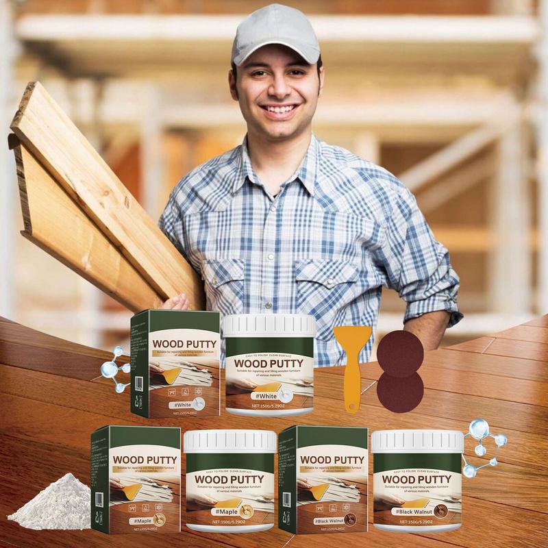 パティフィラー,家具修理キット,ステンレス鋼,引っかき傷を修理するためのコーキング,150g