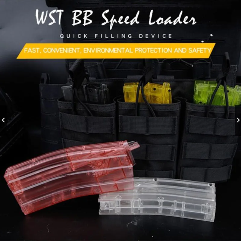 Paintball BB Loader 500BBS Rounds Magazin Loading Device Taktisches CS Wargame Shooting BB Loader Airsoft Zubehör