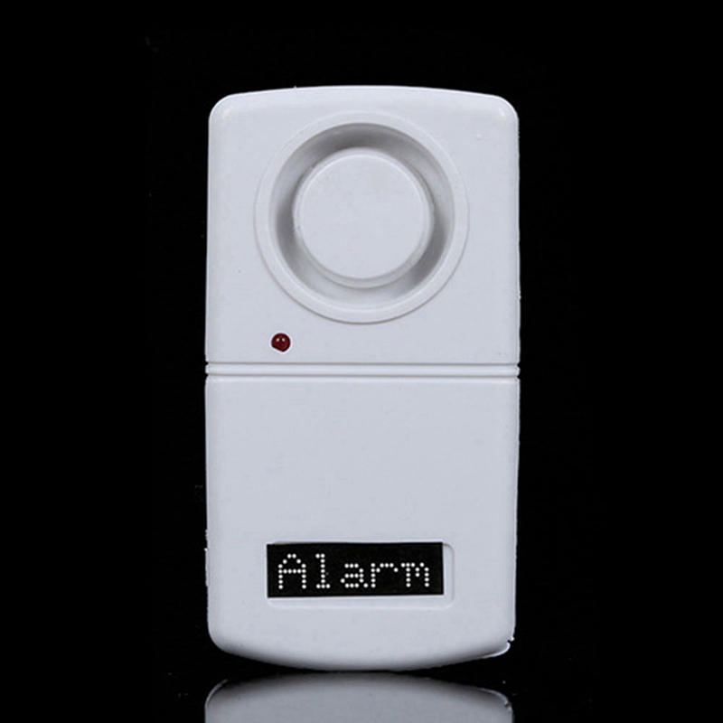 2X High Sensitive Vibration Detector Alarms With LED Lighting Door Home Wireless Electric Car Alarm