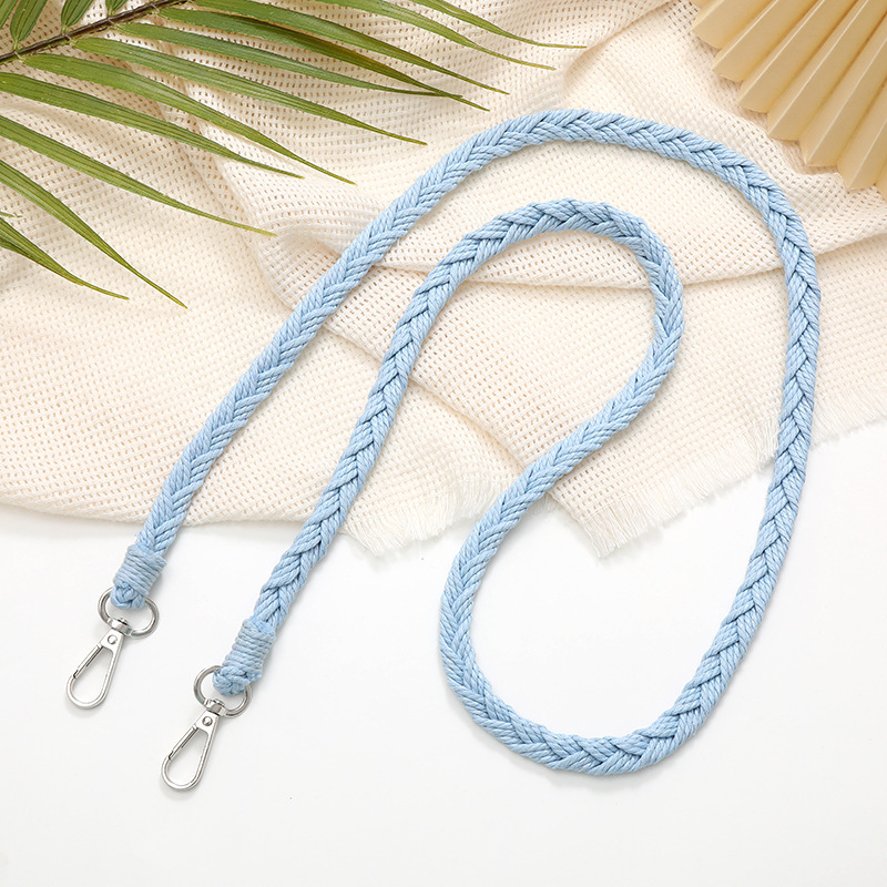 Handwoven Braided Strap For Shoulder Crossbody Bag Replacement Bag Accessories Belt Anti Loss Phone Strap Hanging Rope