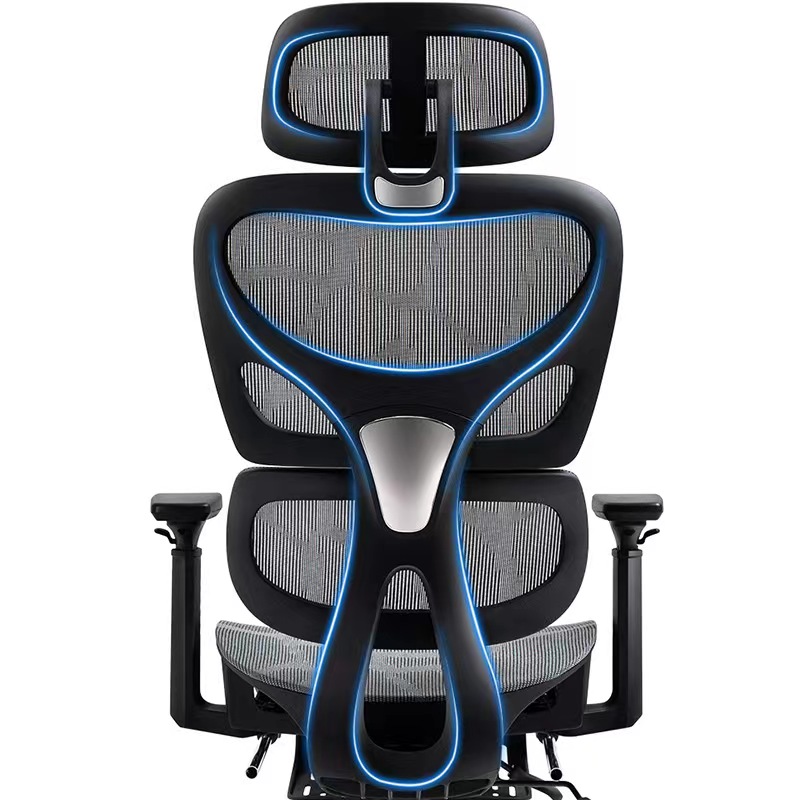 Ergonomic Chair Sedentary Comfort Office Chair Home Study Computer Game Chair Backrest Adjustable Seat With Footrest