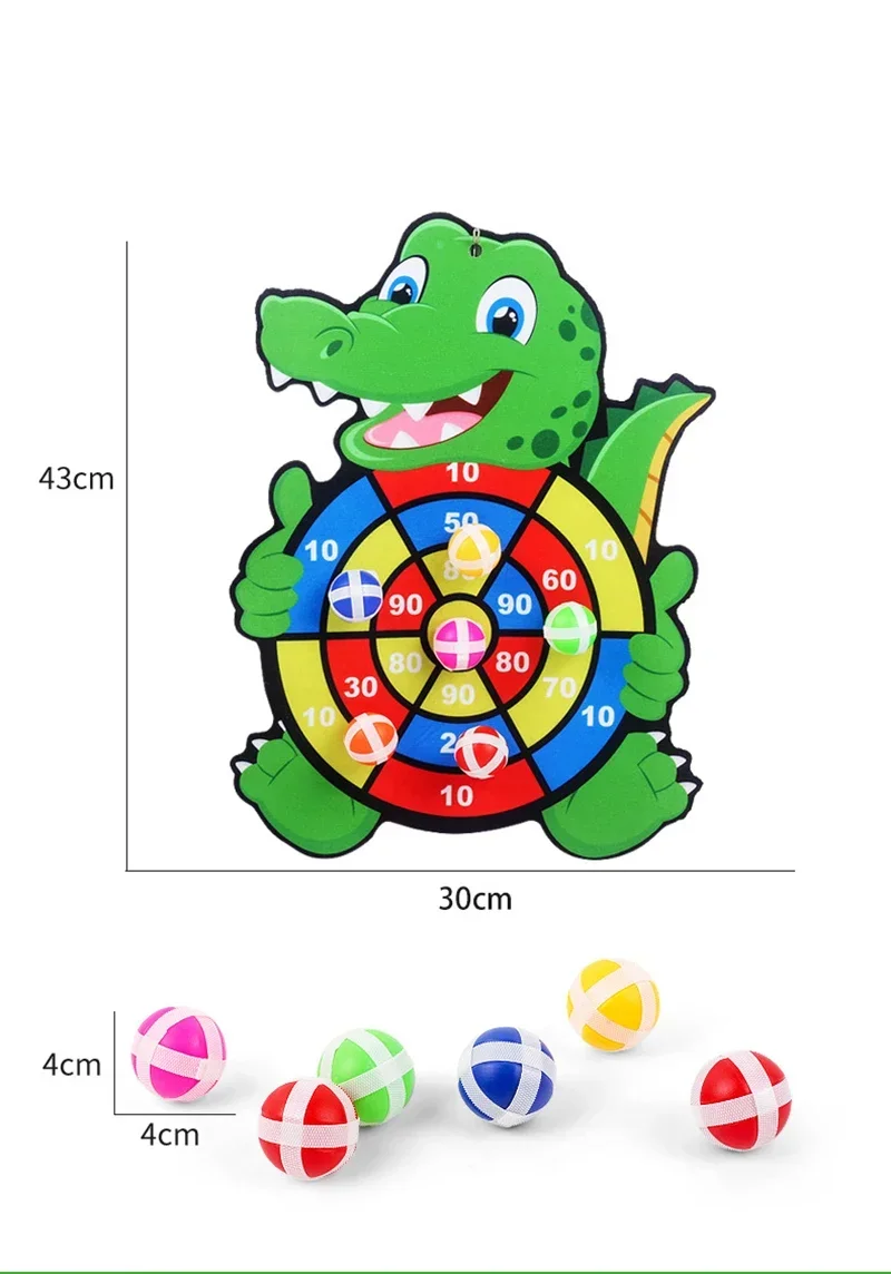 Giochi educativi Bersaglio per freccette Giocattolo per bambini Stickey Ball Dart Sport al coperto Giochi Montessori per bambini Regali per bambini giocattoli per bambini