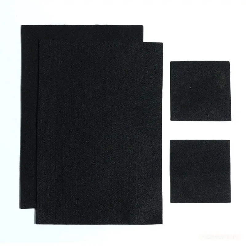 Fireproof Welding Blanket 300x200mm, Black High-Temperature Insulation Pad for Camp Working Protective & Durable Fireproof Pad
