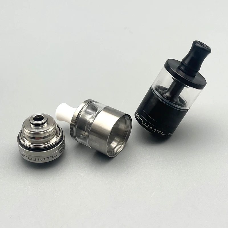 DSX Dvarw MTL CL rta 22mm 316ss entrada de flujo de aire tanque reconstruible de bobina única ajustable con 11 Uds inserto AFC VS Dvarw MTL FL