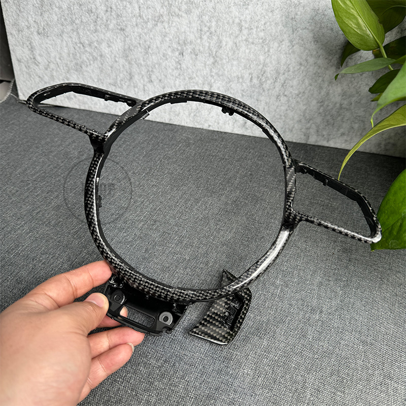 Для Audi A4 B8 A3 8V рулевое колесо из углеродного волокна рамка в сборе аксессуары