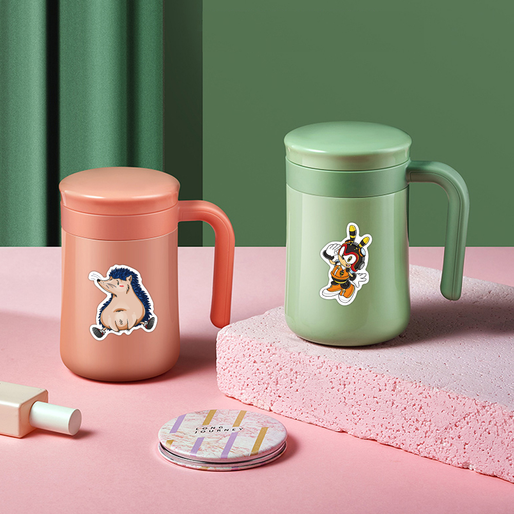 50 unidades/pacote sonic adesivos criativo dos desenhos animados o ouriço geladeira adesivo graffiti bagagem livro caderno adesivo crianças presentes