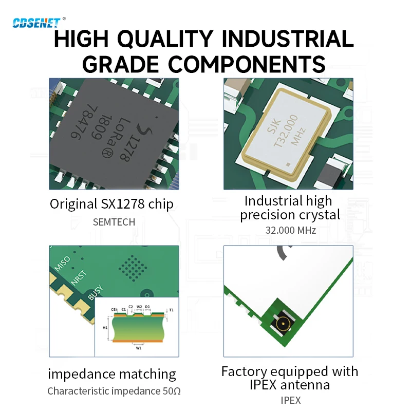 433MHz sx1278 lora drahtloses SPI-Modul cdsenet E32-400M33S 33dbm Ferngespräche 16km pa lna Low-Power-Industrie qualität
