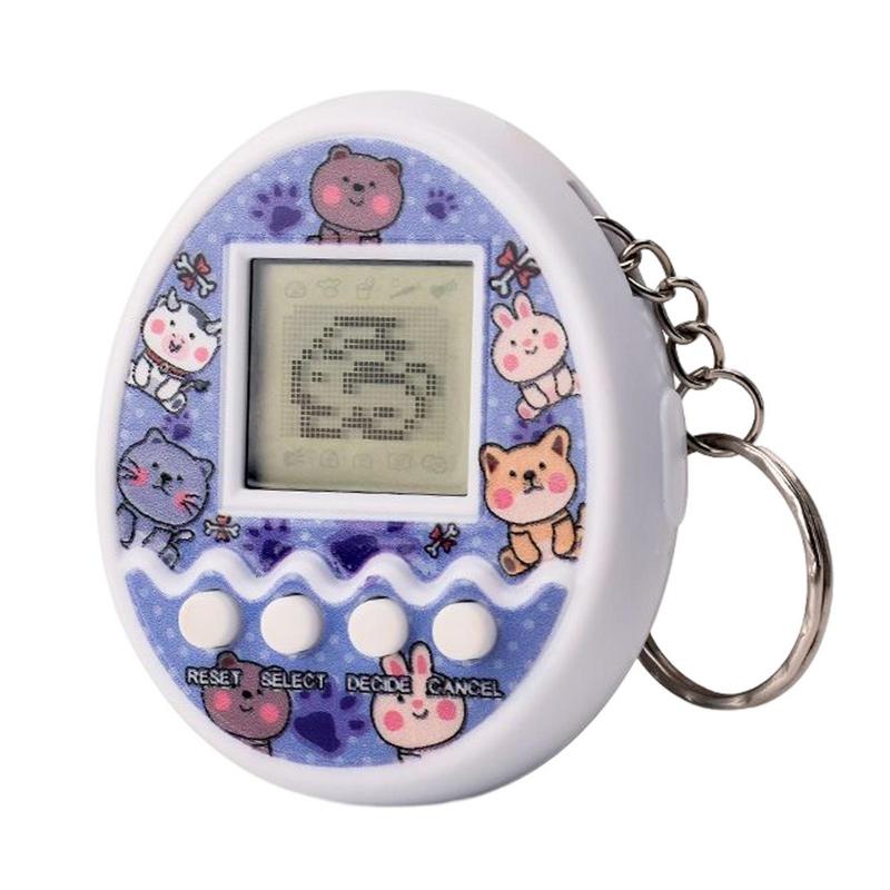 1 Uds. Mascotas electrónicas transparentes TamagotchiNostalgic 168 mascotas en uno Virtual Cyber Digital juguetes para mascotas Pixel juguetes divertidos