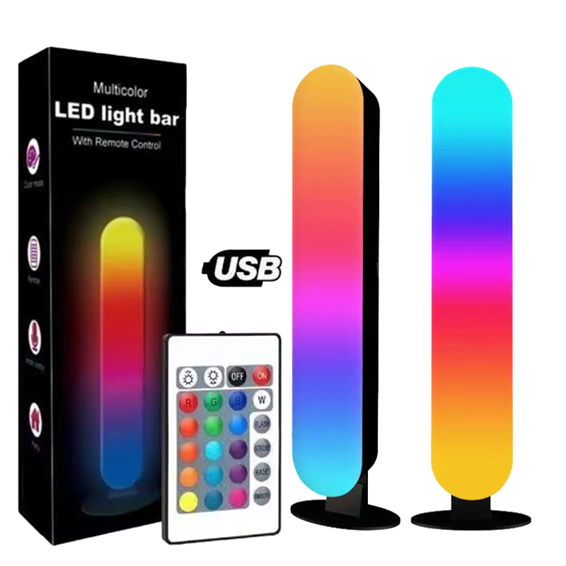RGB Pickup Licht Musik Rhythmus Lichter aktualisiert USB wiederauf ladbare Modell Weihnachts dekoration Desktop RGB Licht leiste Musik Rhythmus