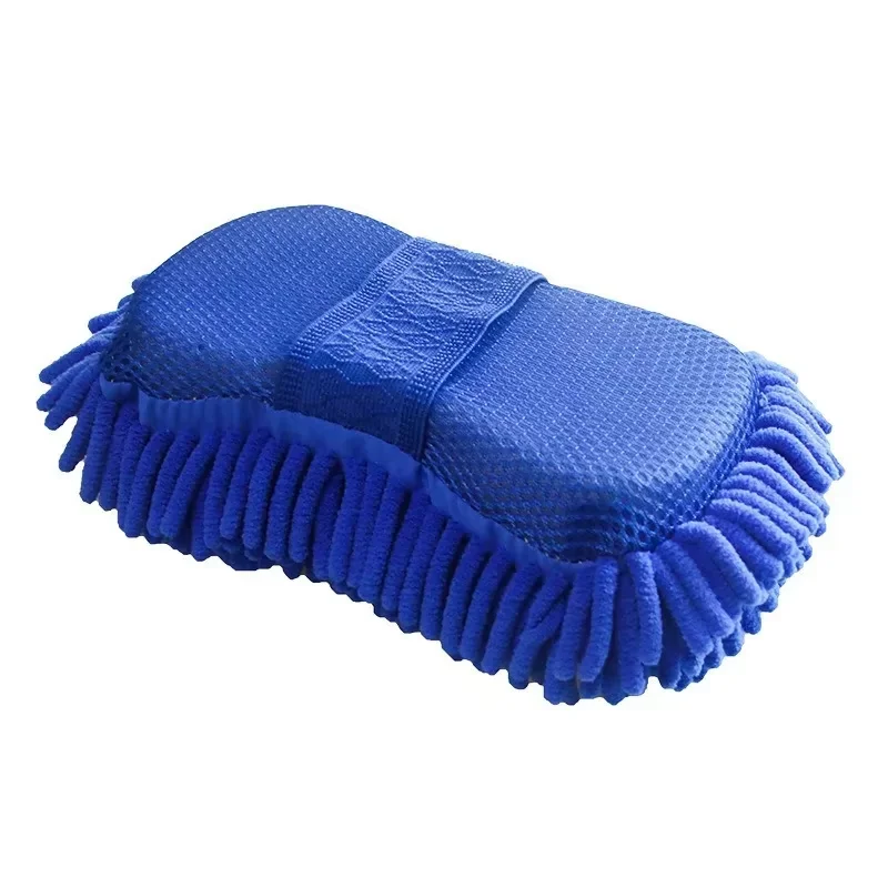 Esponja de microfibra para lavadora de coche, cepillos para el cuidado del coche, toalla de lavado, guantes para automóvil, accesorios de estilismo, 1 Uds.