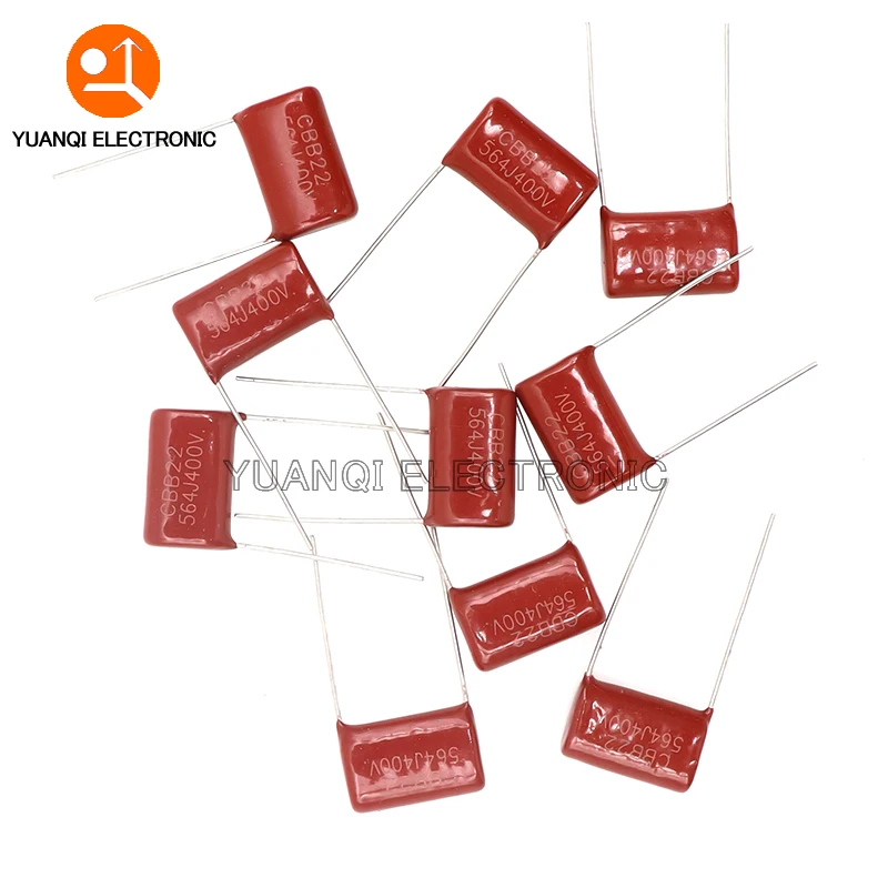 10 Uds 63V 100V 250V 400V 450V 630V 2000V 103J 104J 105J 155J 223J 224J 225J 334J 474J 475J CBB condensador de película de polipropileno