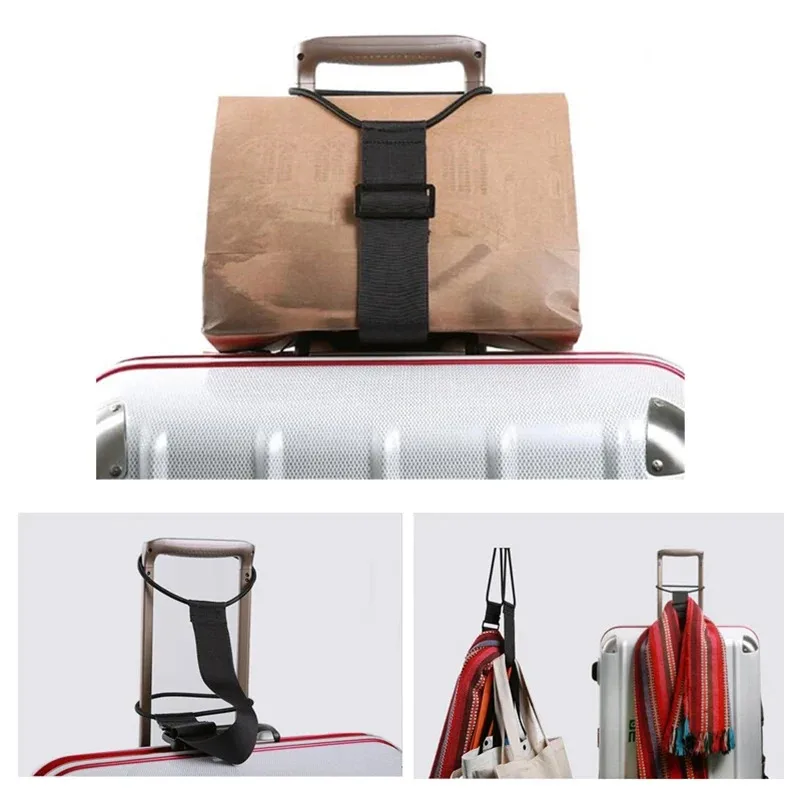 Tracolla elastica regolabile per bagagli, accessori per bagagli da viaggio, spallacci, vano bagagli, cintura di sicurezza