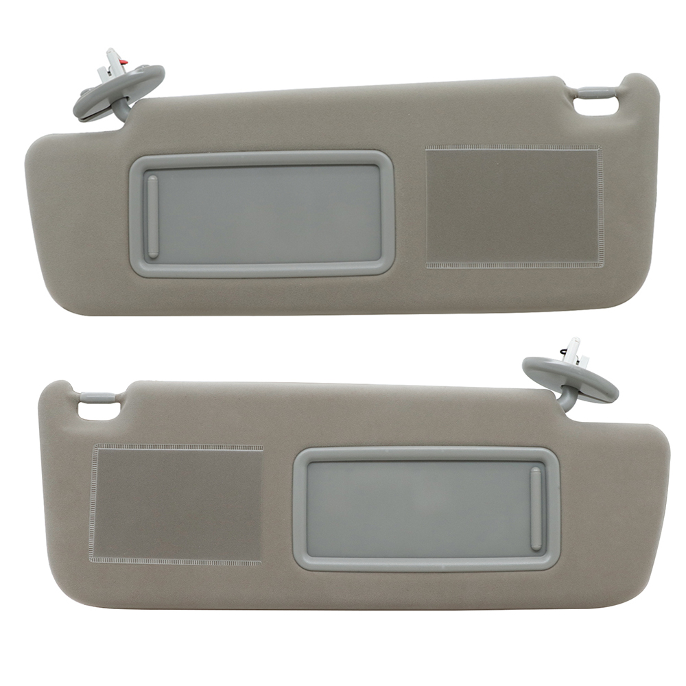 サンバイザートヨタランドクルーザー J12 2002-2009 プラド LC120 2003-2009 運転席助手席側 LED ランプ付き 74310-6A020