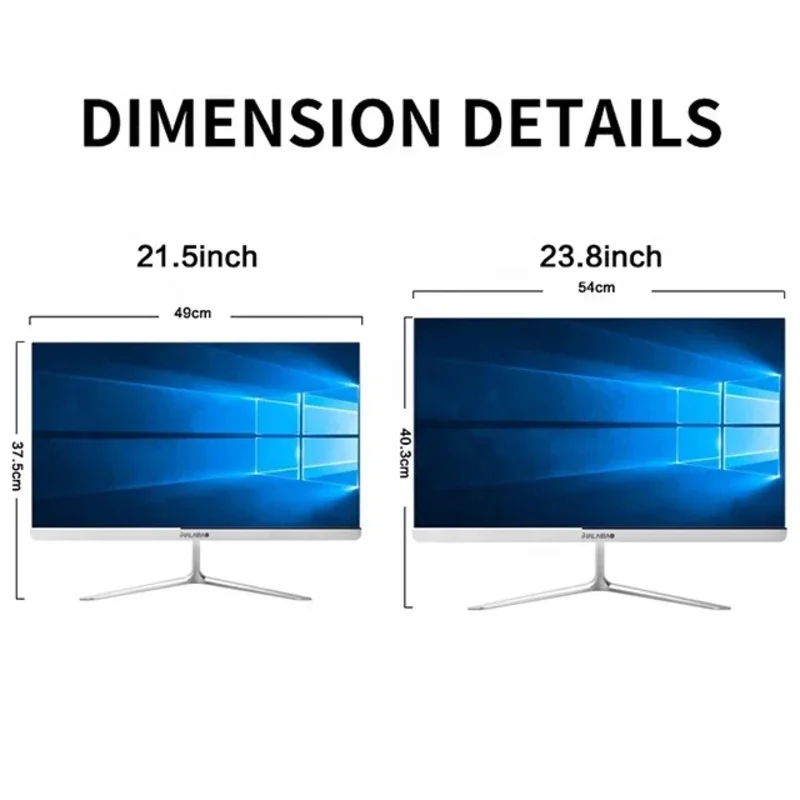 All-in-one Pc 21.5"/23.8'' Core I3 I5 I7 Monoblock all in one pc Gaming Computers Desktops Gamer AIO PC Barebone