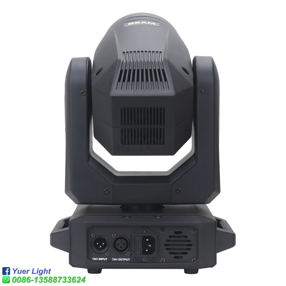 2 ชิ้น/ล็อต 200W LED Beam Moving Head ไฟเวทีแสง DMX Projection Light สําหรับ DJ Disco KTV งานแต่งงานวันหยุดบาร์