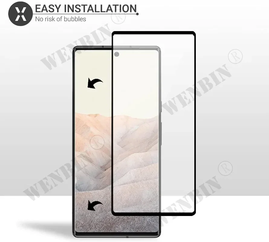 3 uds vidrio templado para Google Pixel 10 9 8 7 6 Pro XL 7A 5A 3 XL Protector de pantalla de cubierta completa curvada