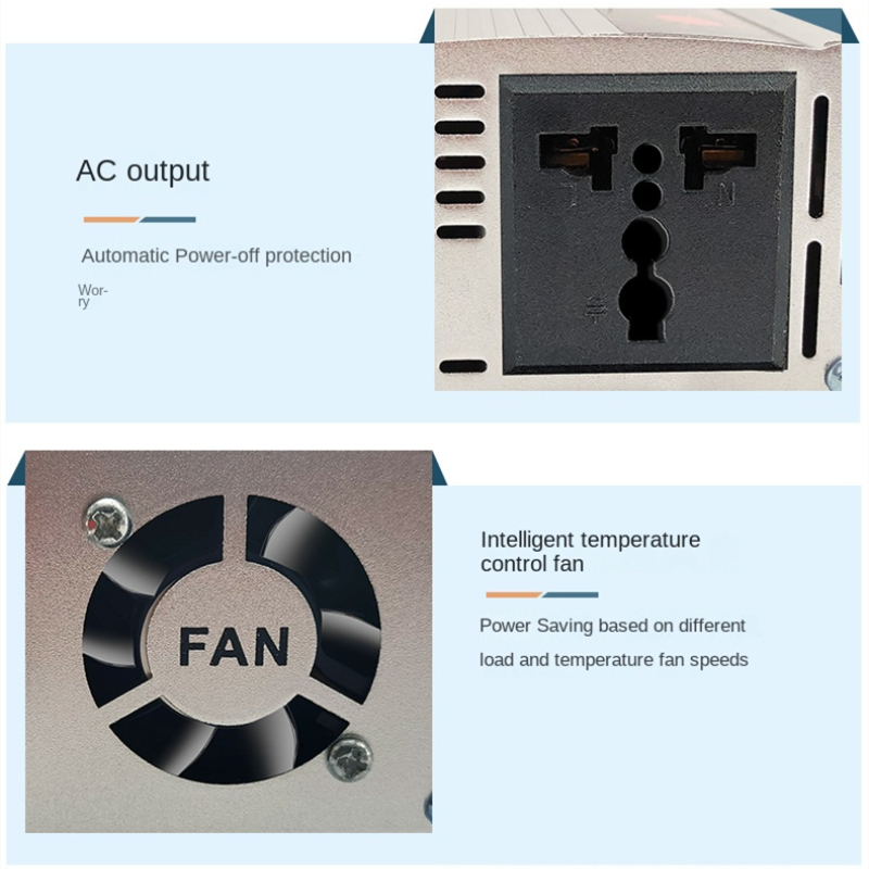 인버터 12v 220v 태양 광 인버터 500W 1000W 1500W 2000W 휴대용 전압 변압기 자동 충전기 변환기 자동차 전원 인버터