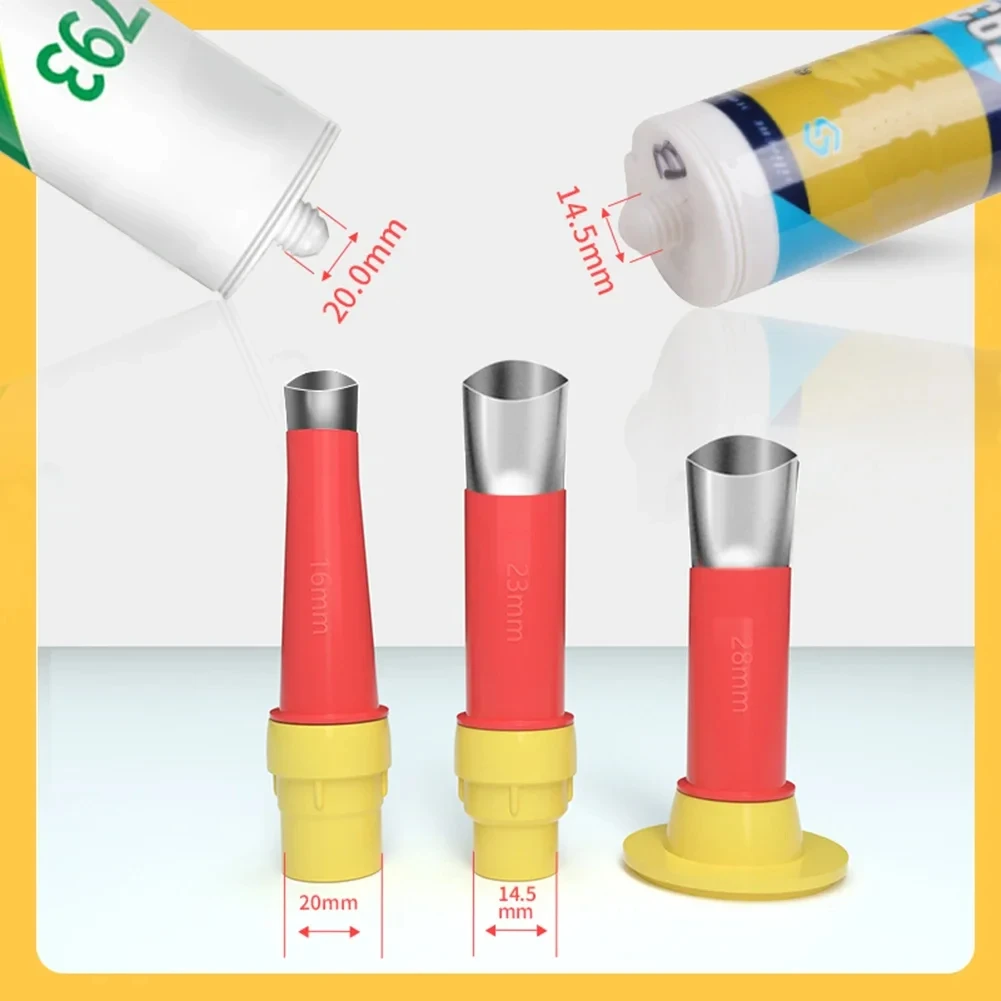 22PCS Stainless Steel Caulking Nozzle Silicone Tool Set for Sink Sealant Application
