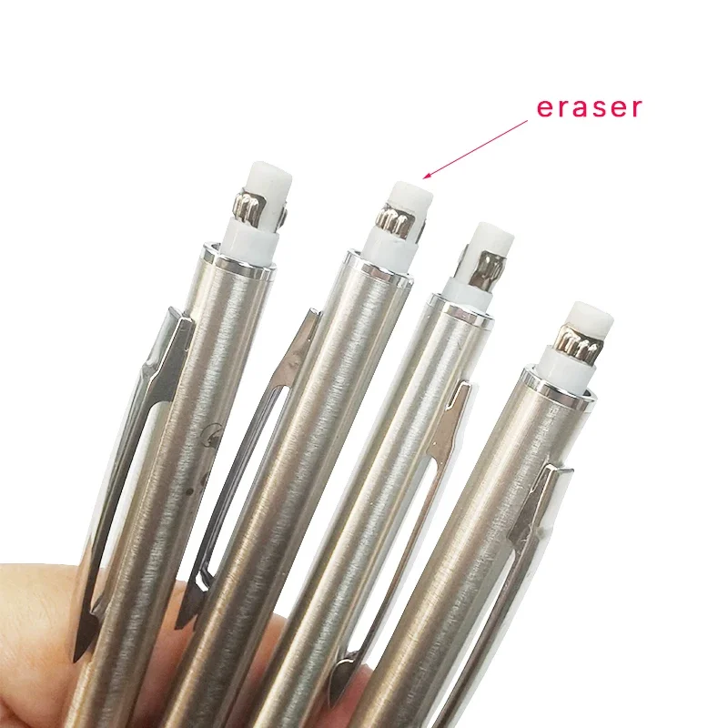 Full Kim Loại Cơ Khí Bút Chì 0.3Mm/0.5Mm/0.7Mm/0.9Mm Chất Lượng Cao HB Tự Động Bút Chì học Trường Viết Văn Bút Chì Vật Dụng Văn Phòng