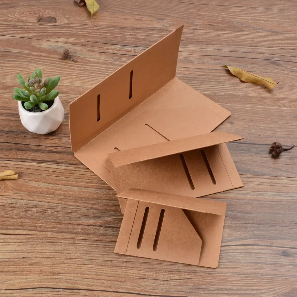 トラベルジャーナルノートブックアクセサリーヴィンテージレトロカードポケット収納スタンダード/ポケット/パスポート用motermクラフト紙ファイルホルダー