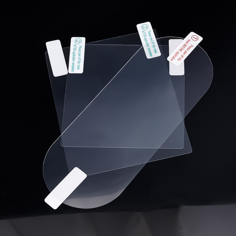 Pegatina electrostática transparente de doble cara para parabrisas de coche, sin costuras, para cámara de salpicadero ETC, soporte de película de pasta DVR transparente para coche