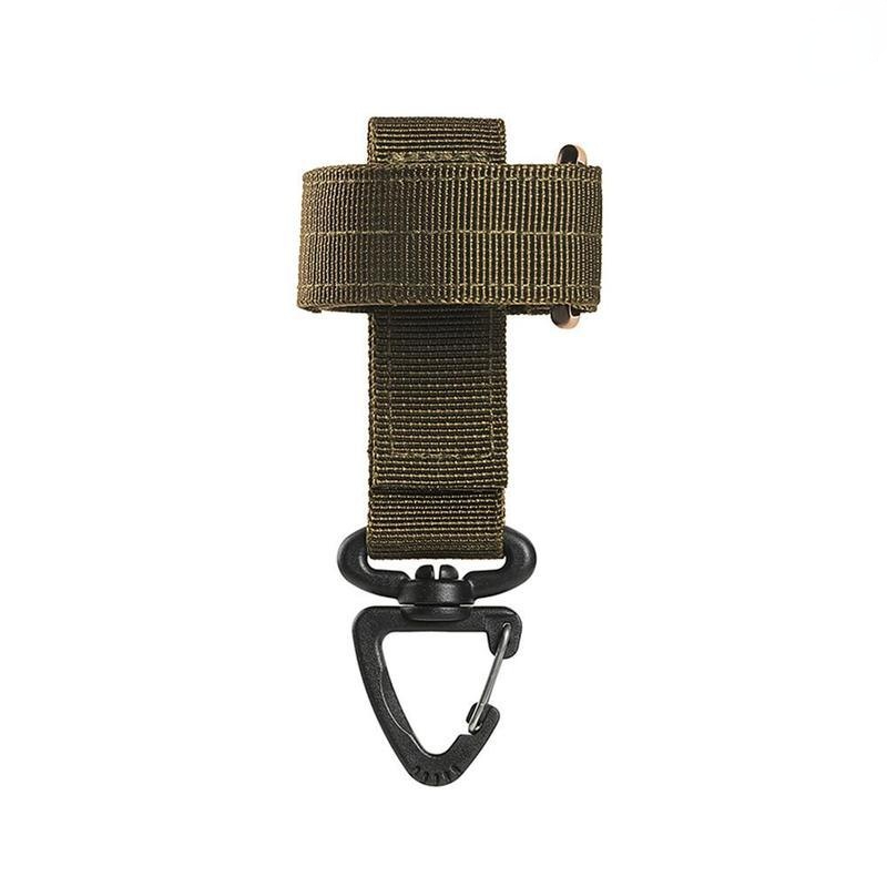 Outdoor Schlüsselbund Taktische Ausrüstung Clip Keeper Beutel Gürtel Schlüsselbund Gurtband Handschuhe Seil Halter Militär Haken Nylon Gurtband Schlüsselring