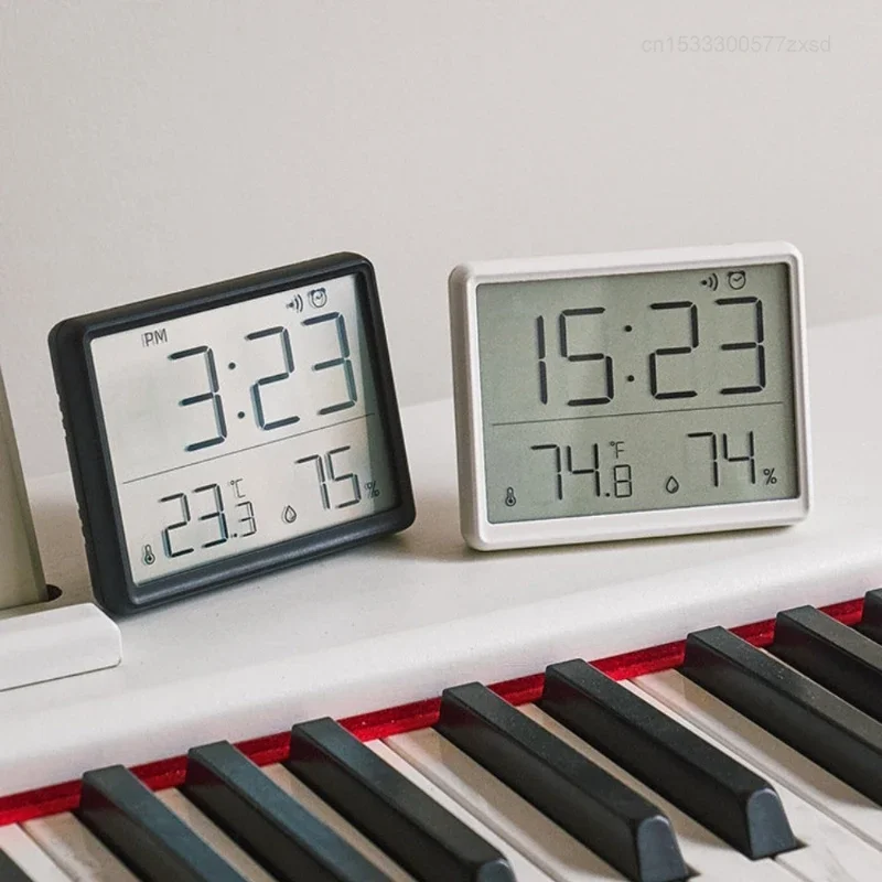 Xiaomi multifunción termómetro higrómetro electrónico automático temperatura humedad Monitor reloj Monitor de pared reloj