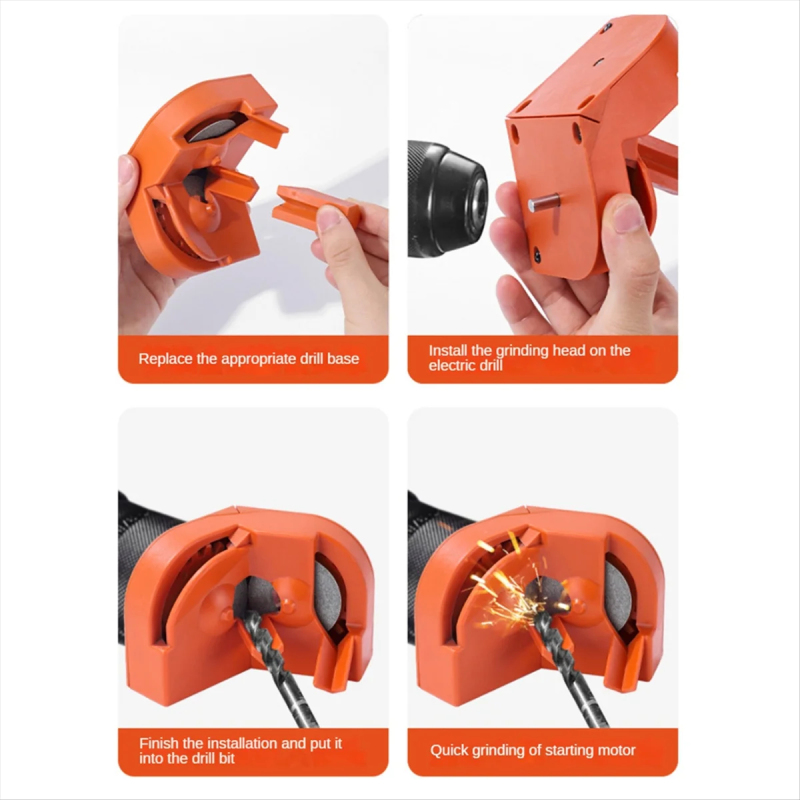 Mehrzweck-Bohrer, Schleifschärfer, Messerschärfer