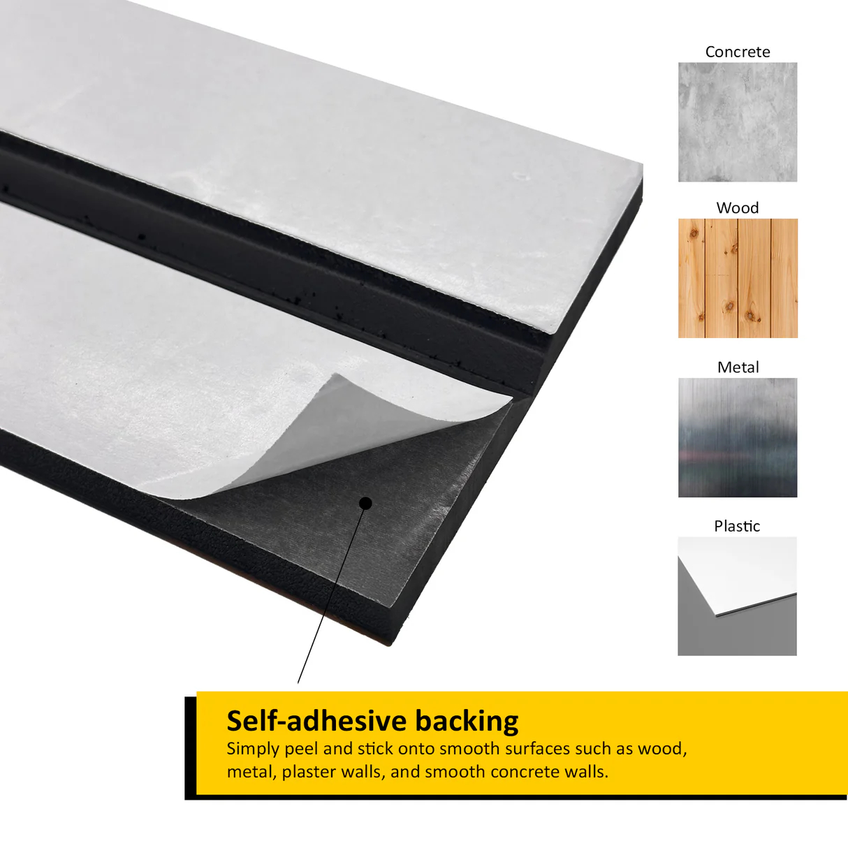 Nicoman Reflective Corner Guard, EVA Foam Reflective Wall Edge Corner Protector Car Garage Door Bumper Guard Pad