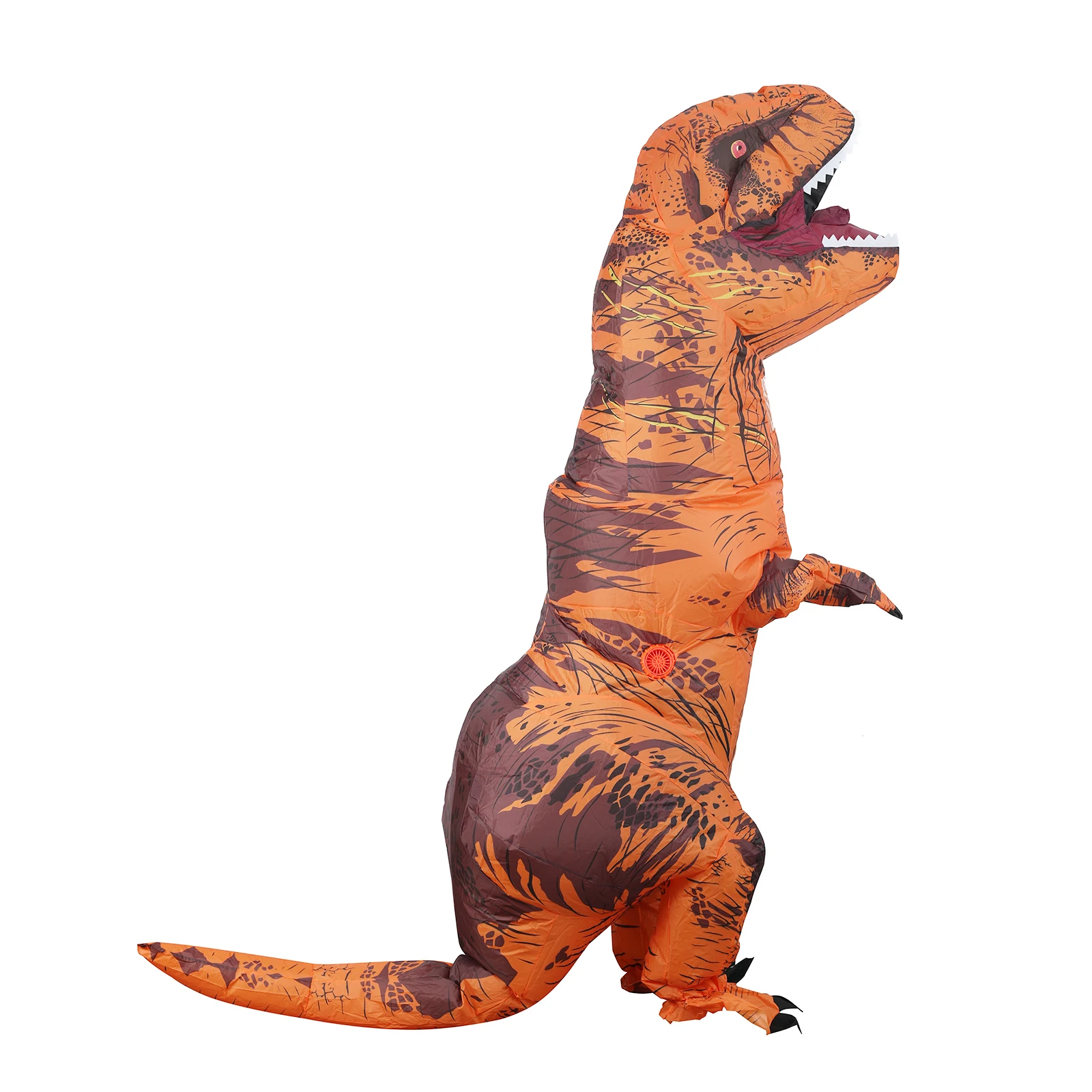 ชุดไดโนเสาร์เป่าลมสำหรับขี่ T-Rex คอสตูมสำหรับผู้ใหญ่ชุดแฟนซีชุดปาร์ตี้มาสคอตวันฮาโลวีน