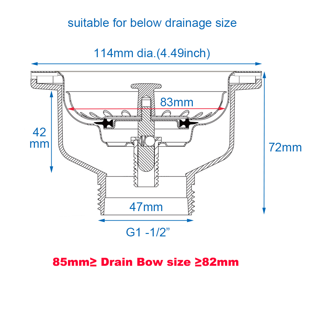 Golden Kitchen Sink Strainer Plug Drain Basket Filter Quality SUS 304 Durable Kitchen Waste Bowl Kit Basin Accessory Replacement