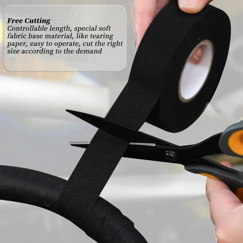 ฉนวนไฟฟ้าเทปทนความร้อนเทป 9/15/50 มม.สายรัดสายไฟป้องกันเทปกันน้ํา