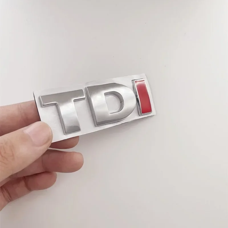 3D Metal Letters For Car Stickers TDI Letters VW Golf 4 5 6 7 JETTA PASSAT MK2 MK4 MK5 MK6 MK7 TDI Emblem Logo Badge Accessories